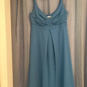 Susana Monaco nylon blue tank dress